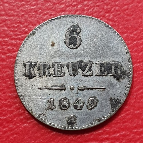 österreich kreuzer 1849 a - 6,