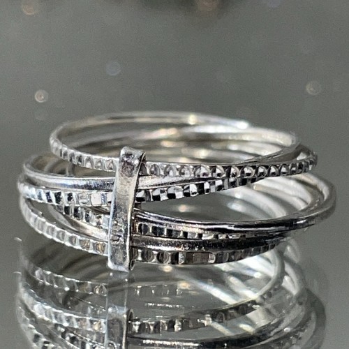Silber ring - silber, 1)