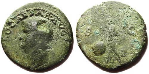 Nero lugdunum - as,